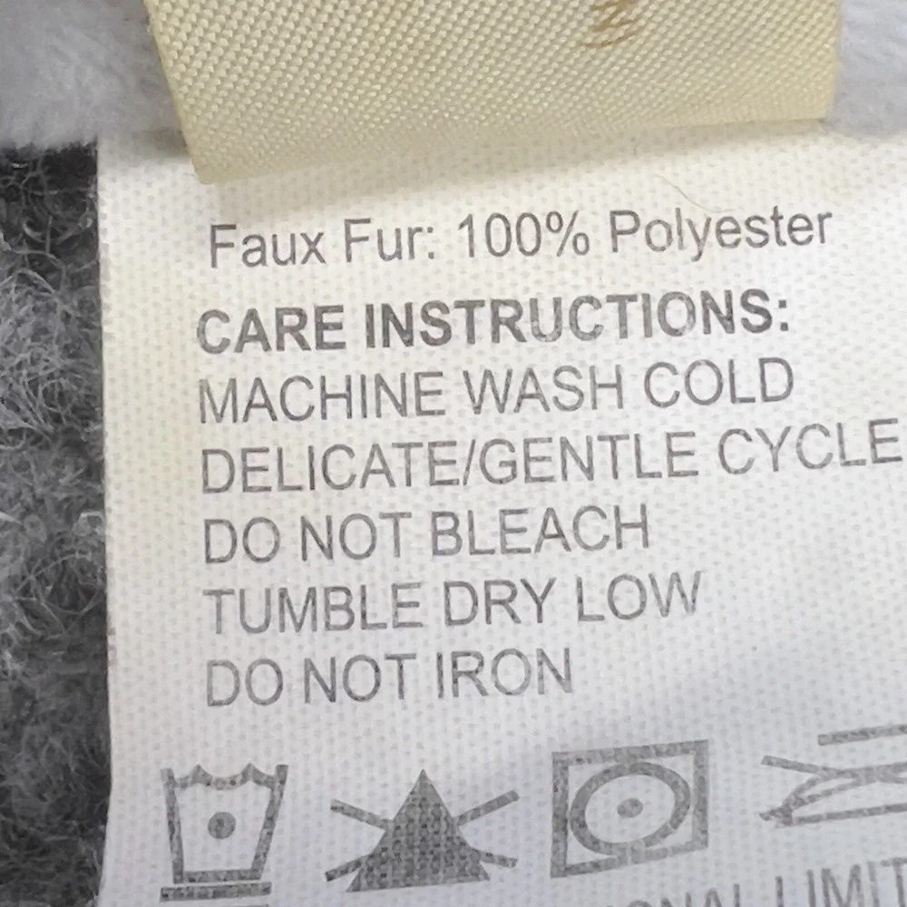 Dan Dee Baby Lovey Security Blanket Elephant Plush Gray Bow Rattle Embroidered